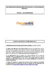 LES PRINCIPALES DISPOSITIONS FISCALES DE LA LOI DE FINANCES POUR 2011 PARTIE I : LES ENTREPRISES