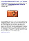 Canon PowerShot SD1400IS Digital ELPH Camera - Orange - Refurbished