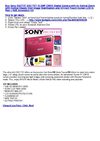 Sony DSCTX7 DSC-TX7 10.2MP CMOS Digital Camera with 4x Optical Zoom with Optical Steady Shot Image Stabilization and...