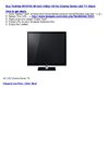 Toshiba 46VX700 46-Inch 1080p 120 Hz Cinema Series LED TV, Black