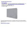 Dust Cover For 46 LCD TV