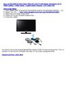 LG 22LD350 22 inch Class 720p HD LCD TV with Basic Accessory Kit (2 HDMI Cables, 1 RGB Cable, 1 Audio Cable, Plasma...