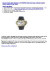 AK Anne Klein Women's 107160MPBI Gold-Tone Easy to Read Instalite Brown Leather Strap Watch
