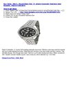 Seiko , Men's , Round Black Dial , 21 Jewels Automatic Stainless steel Bracelet , Watch # SNK381K