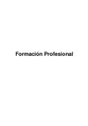La Formación Profesional