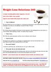 Weight Loss Solutions 360 Online Magazine Information