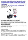 Sanyo VPC-SH1 High Definition Camcorder and 10 MP Camera (Black) 4 Items Bundle Kit _ Digital Camcorder + LCD Screen...