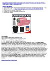 Zeikos Digital Video Camcorder with Color Preview LCD Screen (Pink) + 2GB Card + Case + Accessory Kit