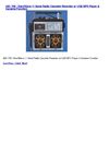 AM FM ShortWave 11 Band Radio Cassette Recorder w USB MP3 Player & Karaoke Function