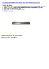 Philips DVP3980F7 DVD Player with 1080P HDMI Upconversion