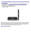 Panasonic DMP-BD605K Blu-Ray Disc Player, Black (Factory Refurbished)