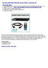 Sony BDP-S360 1080p Blu-ray Disc Player + Accessory Kit