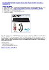 Sony BDP-S470 3D Capable Blu-ray Disc Player with DVD Upscaling + Accessory Kit