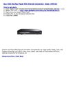 VIZIO Blu-Ray Player With Ethernet Connection - Black (VBR120)