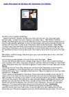 Apple iPod classic 80 GB Black (6th Generation) OLD MODEL