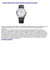 Baume & Mercier Men's 8462 Classima Automatic Strap Watch