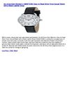 AK Anne Klein Women's 108687SVBK Easy to Read Silver-Tone Casual Watch with a Black Leather Strap