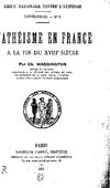 L'athéisme en France à la fin du XVIIIème siècle