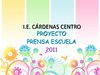 proyecto prensa escuela 2011