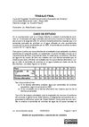 Diseño experimental y asociación de variables. Caso de estudio