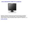 22IN LCD 1680X1050 8000%3A1 2243BWT-TAA-1 Dvi Matte Black