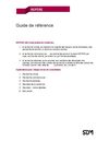 Guide de référence