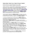 Oedipus Report: Several Tips on Report Writing for Students.