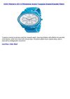 XOXO Women's XO113 Rhinestone Accent Turquoise Enamel Bracelet Watch