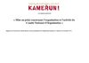 Kamerun! - L'organisation et l'activité du CNO - Novembre 1957
