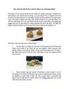 How does the diet food or exercise help us in reducing weight?