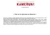 Kamerun! - Note sur la répression au Kamerun - Temps Modernes - Novembre 1959