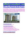 3Cs Lotus Panache Sector 110 Noida # Lotus Panache Noida # Noida New Projects Details Dial 09999684905
