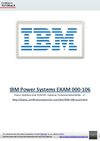 IBM IBM POWER SYSTEMS 000-106 