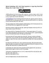 Micron Technology ( MU ) Gets Three Upgrades & A Super Buy From Mad Moneys Jim Cramer Today 1-26-2011