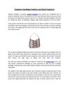 Designer Handbags Fashion And Style Packed In