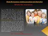 Whole life insurance working procedure and information
