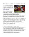 Types of Fantasy Football Leagues, Which One is for You?