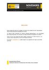 Boletín de novedades nº 47 del Centro de Documentación Cultural 