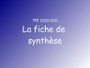 synthese