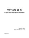 proyecto para programa de TV
