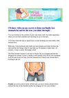 Flat stomach - Lose belly fat - Emotional eating