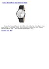 Bulova Men's 96B104 Strap Silver Dial Watch