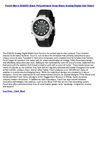 Fossil Men's BQ9353 Black Polyurethane Strap Black Analog-Digital Dial Watch