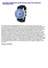 Fossil Men's CH2564 Black Leather Strap Blue Glass Silver Analog Dial Chronograph Watch