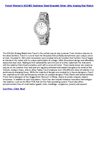 Fossil Women's ES2362 Stainless Steel Bracelet Silver Glitz Analog Dial Watch