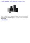 Yamaha YHT-493BL 5.1 Channel 500 Watt HTiB System (Each, Black)