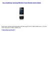 Cheap Price Electronics - Samsung RMC30C2 Touch Remote Control (Black)