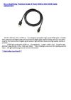 Cheap Price Electronics - Premium Grade (6 Foot) HDMI to Mini HDMI Cable replacement