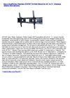 Cheap Price Electronics - Peerless ST670P Tilt Wall Mount for 42 to 71 Displays (Black) Non-security