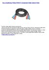 Cheap Price Electronics - Philips PH61071 Component-Video Cable (6 Feet)